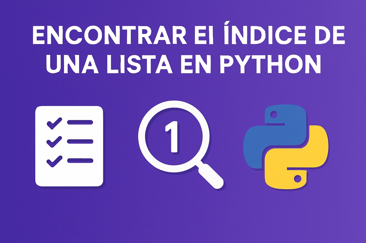 Cómo encontrar el índice de un elemento en una lista en Python