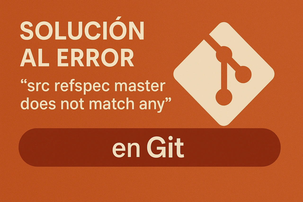 Solución rápida: "src refspec master does not match any" en Git
