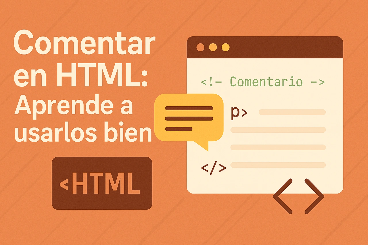 Comentar en HTML: Aprende a usarlos bien
