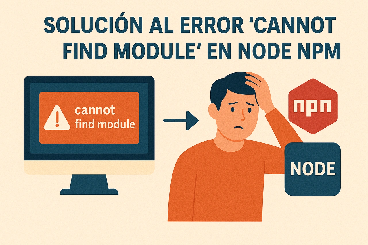 Solución al error 'cannot find module' en Node npm
