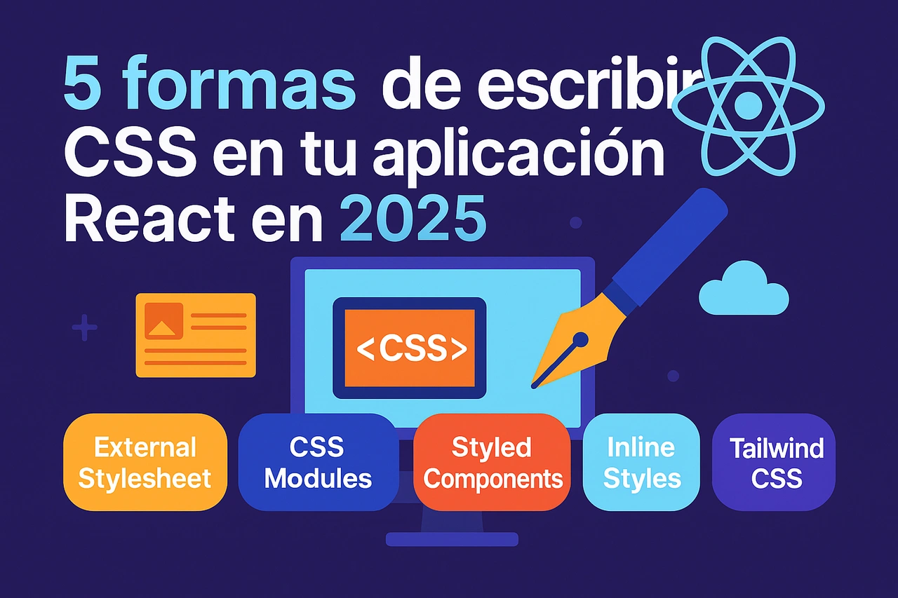 5 formas de escribir CSS en tu aplicación React en 2025