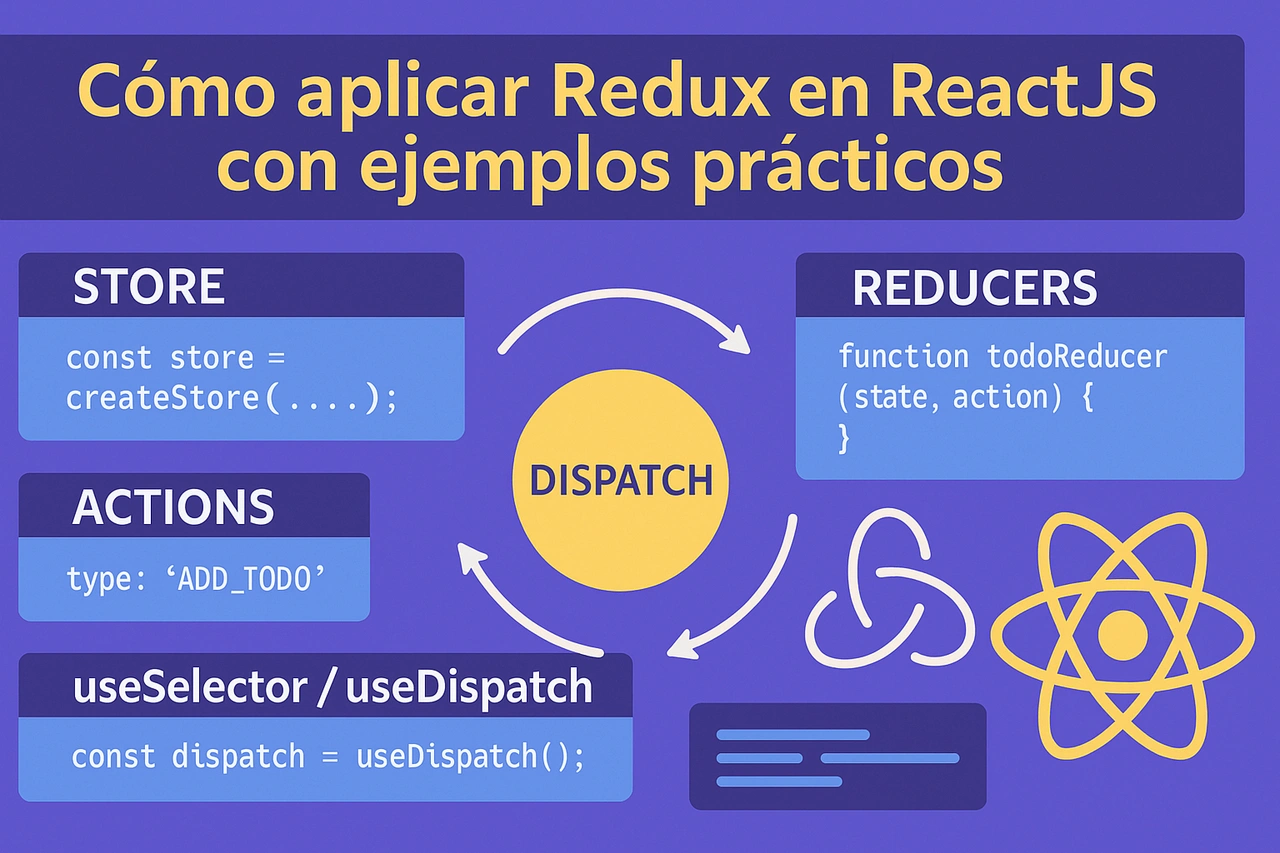 Implementación avanzada de Redux en ReactJS con ejemplos prácticos