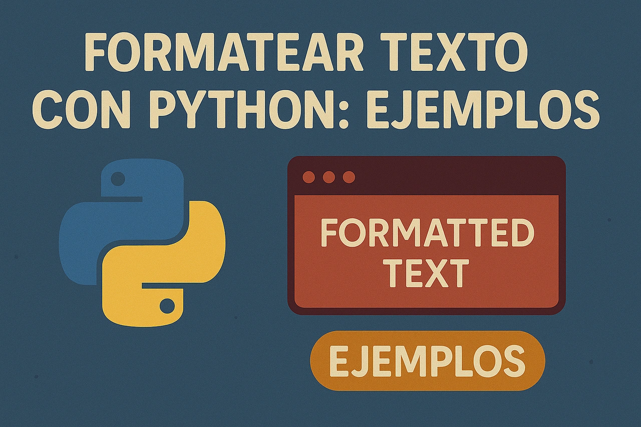 Formatear texto con Python: Ejemplos