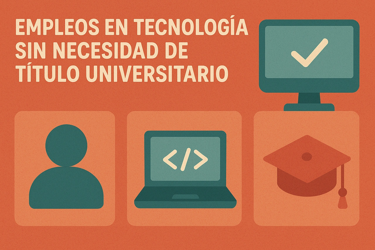 Empleos en tecnología sin necesidad de título universitario