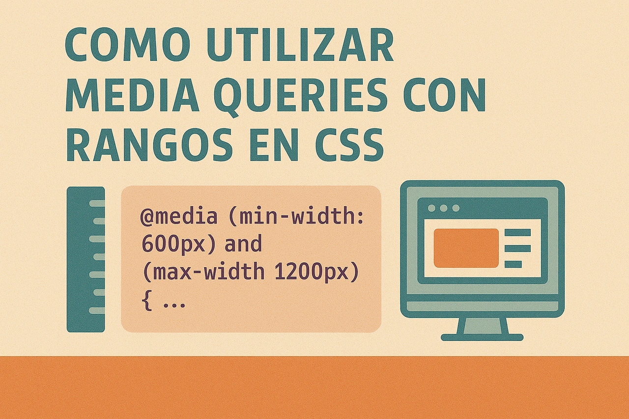 Como utilizar media queries con rangos en CSS: Ejemplos sencillos