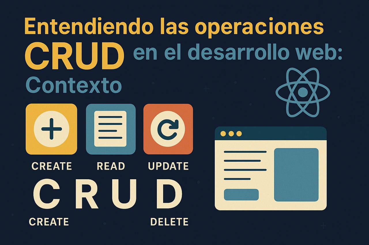 Entendiendo las operaciones CRUD en el desarrollo web: Contexto