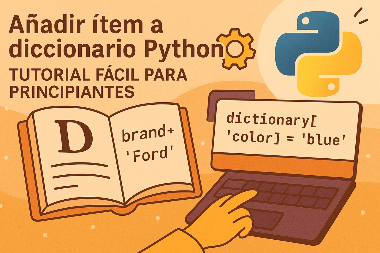 Añadir item a diccionario Python: Tutorial fácil para principiantes