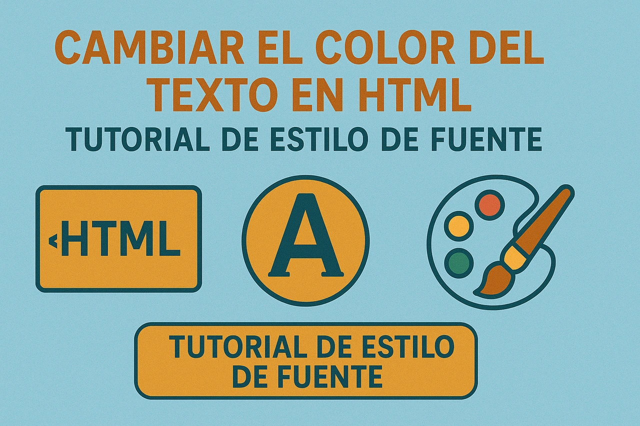 Cambiar el color del texto en HTML: Tutorial de estilo de fuente
