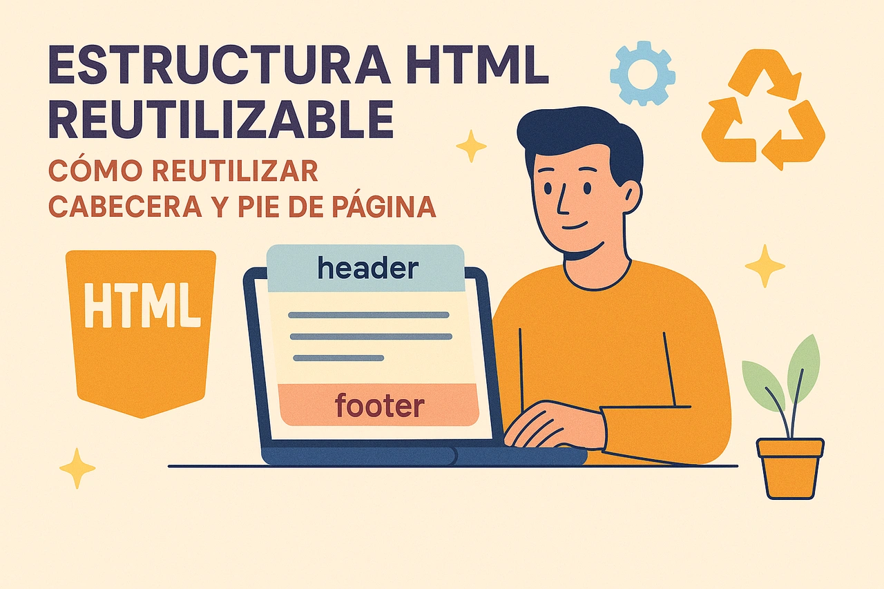 Estructura HTML reutilizable: Cómo reutilizar cabecera y pie de página