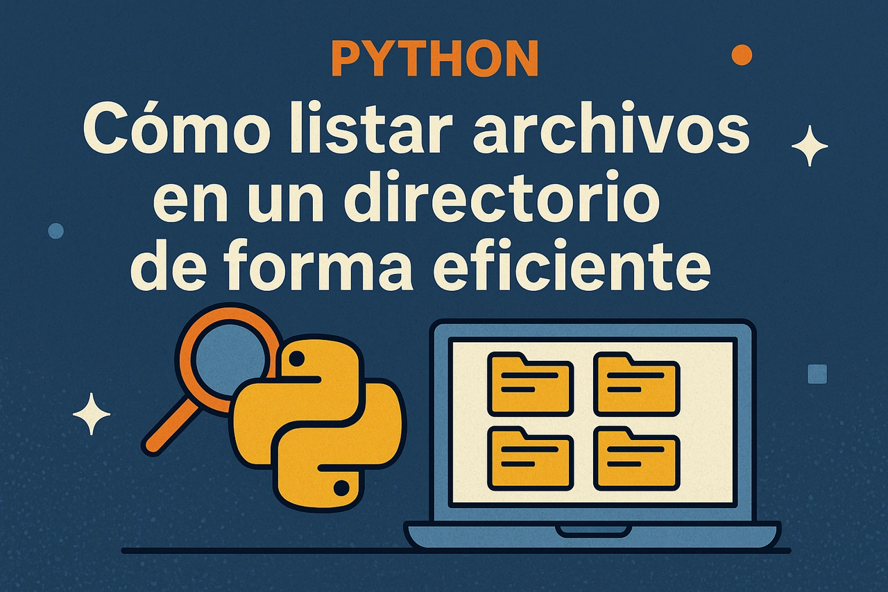 Python: Cómo listar archivos en un directorio de forma eficiente
