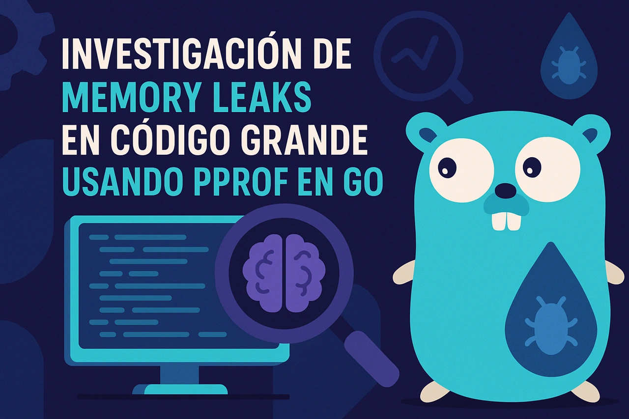 Investigación de memory leaks en código grande usando pprof en Go