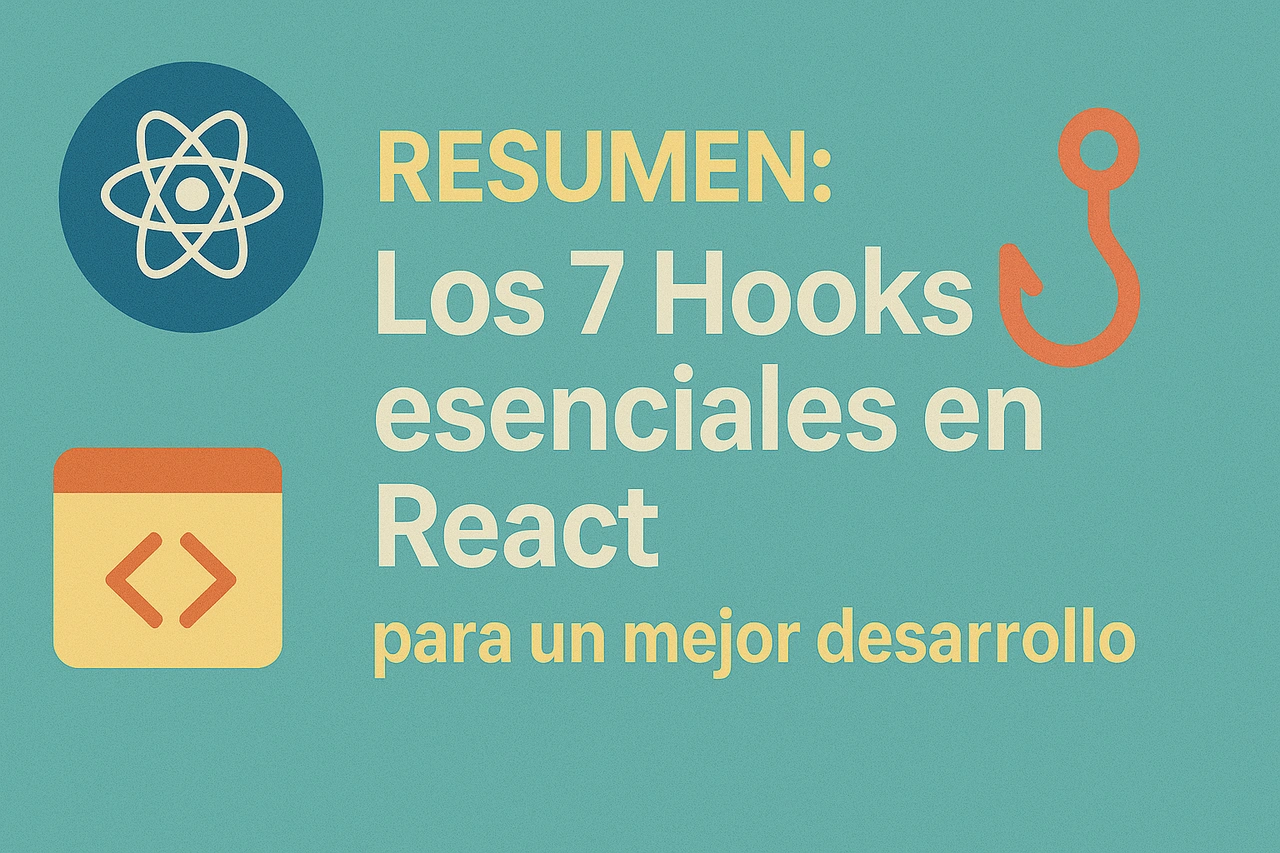 Resumen: Los 7 Hooks esenciales en React para un mejor desarrollo