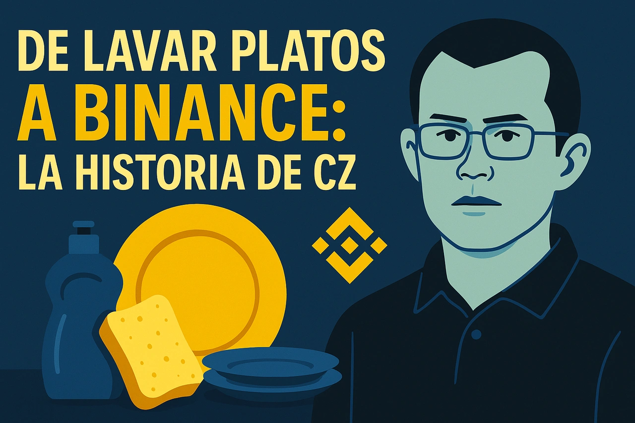 De lavar platos a Binance: la historia de CZ