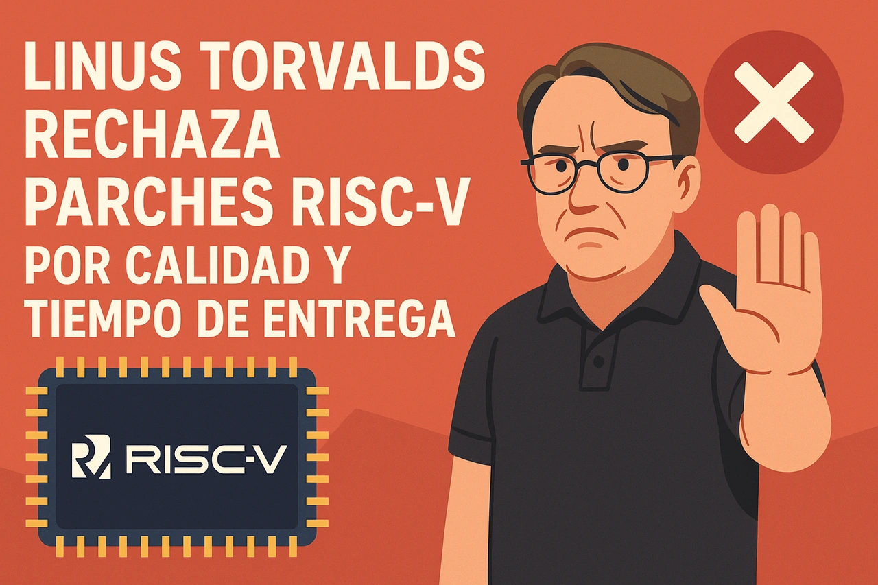 Torvalds rechaza parches RISC-V por calidad y tiempo de entrega