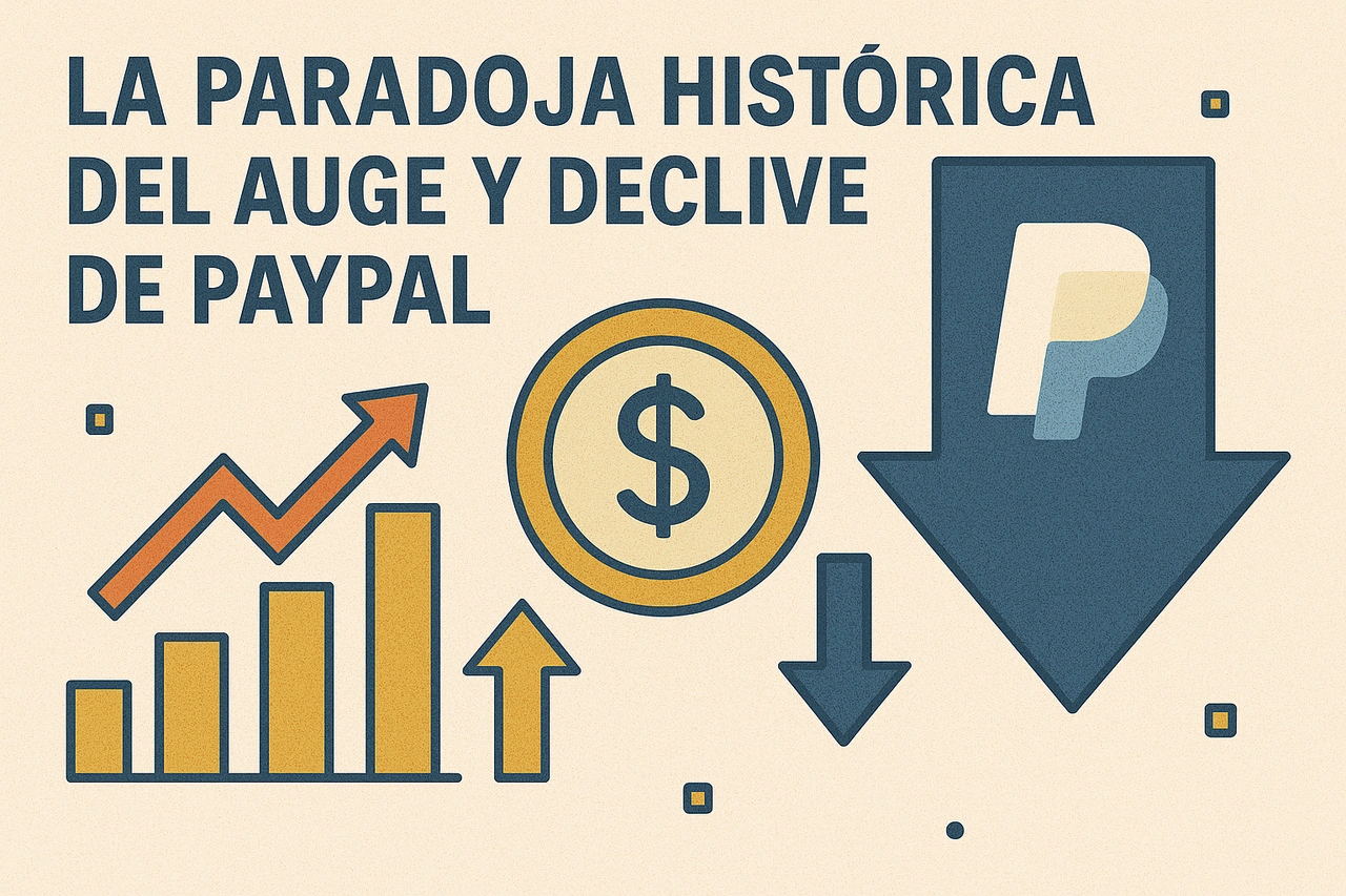 La paradoja histórica del auge y declive de PayPal