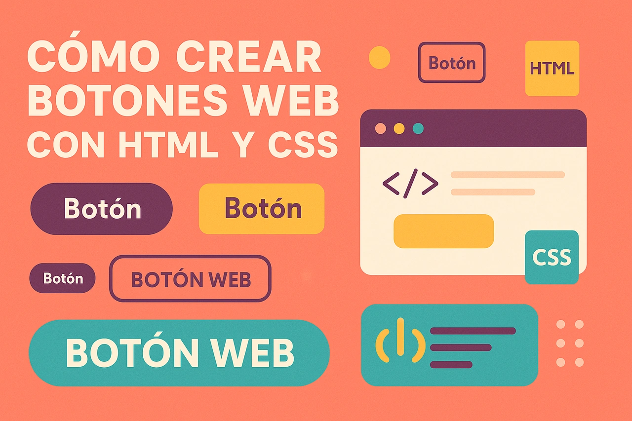 Cómo Crear Botones Web con HTML y CSS