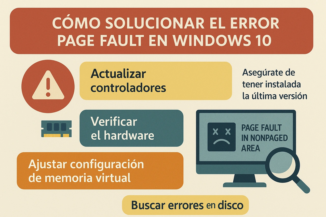 Cómo solucionar el error Page Fault en Windows 10