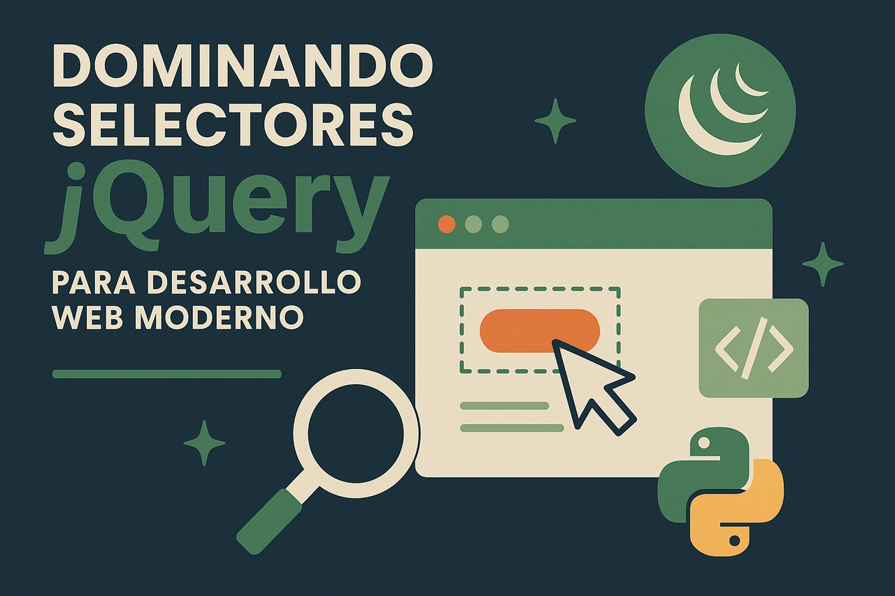 Dominando selectores jQuery para desarrollo web moderno