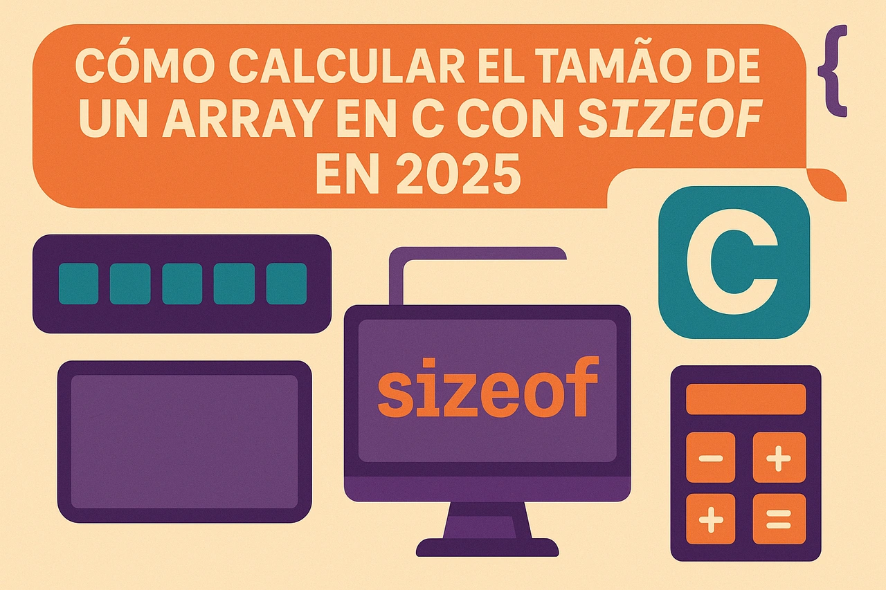 Cómo calcular el tamaño de un array en C con sizeof en 2025