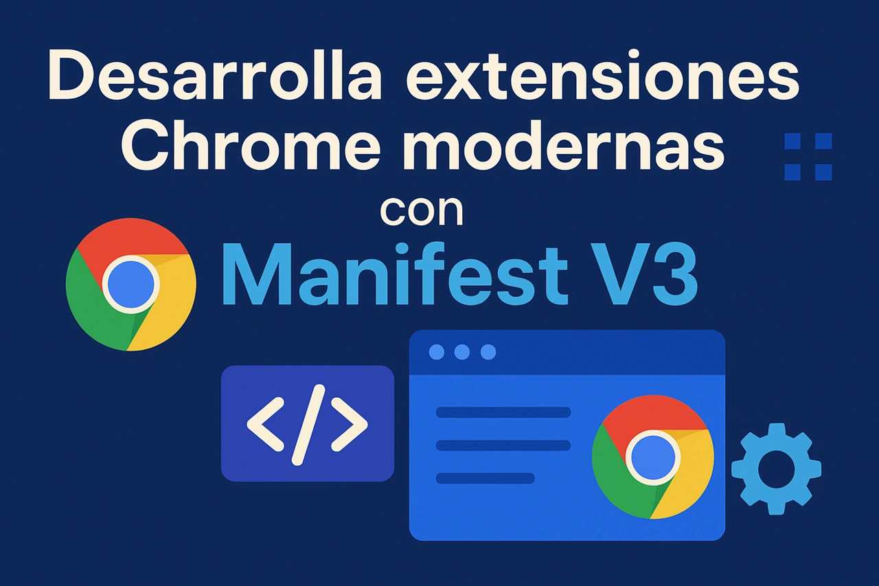 Desarrolla extensiones Chrome modernas con Manifest V3