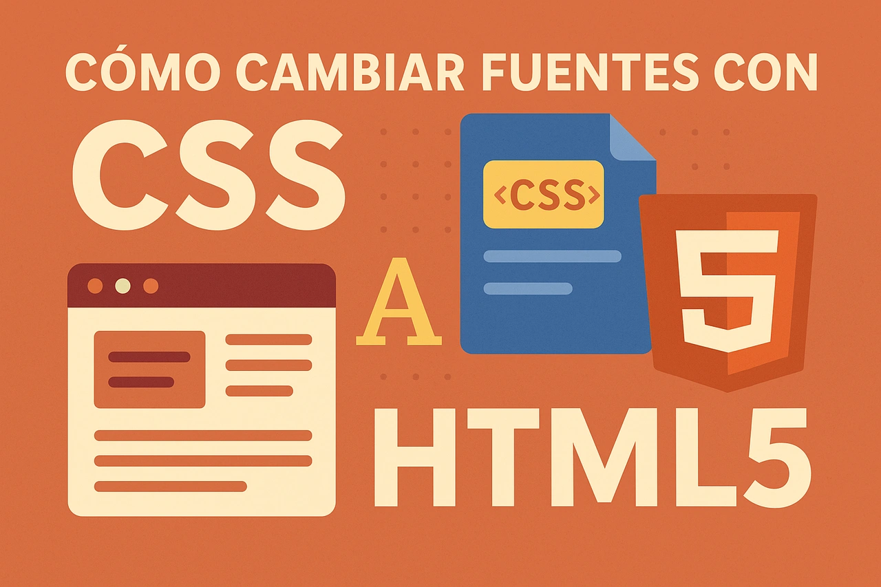 Cómo Cambiar Fuentes con CSS en HTML5