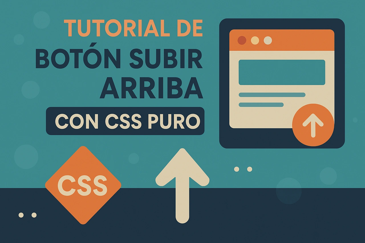 Tutorial de Botón Subir Arriba con CSS Puro