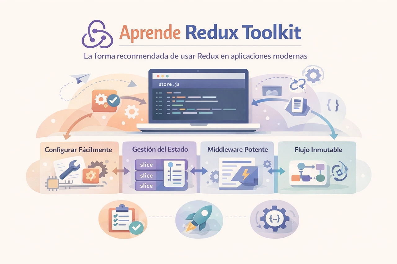 Aprende Redux Toolkit: La forma recomendada de usar Redux en aplicaciones modernas