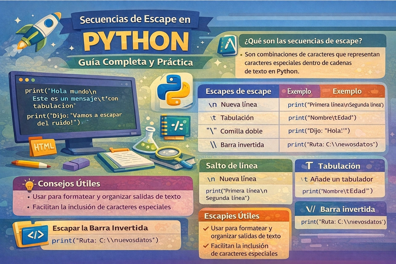 Secuencias de Escape en Python: Guía Completa y Práctica