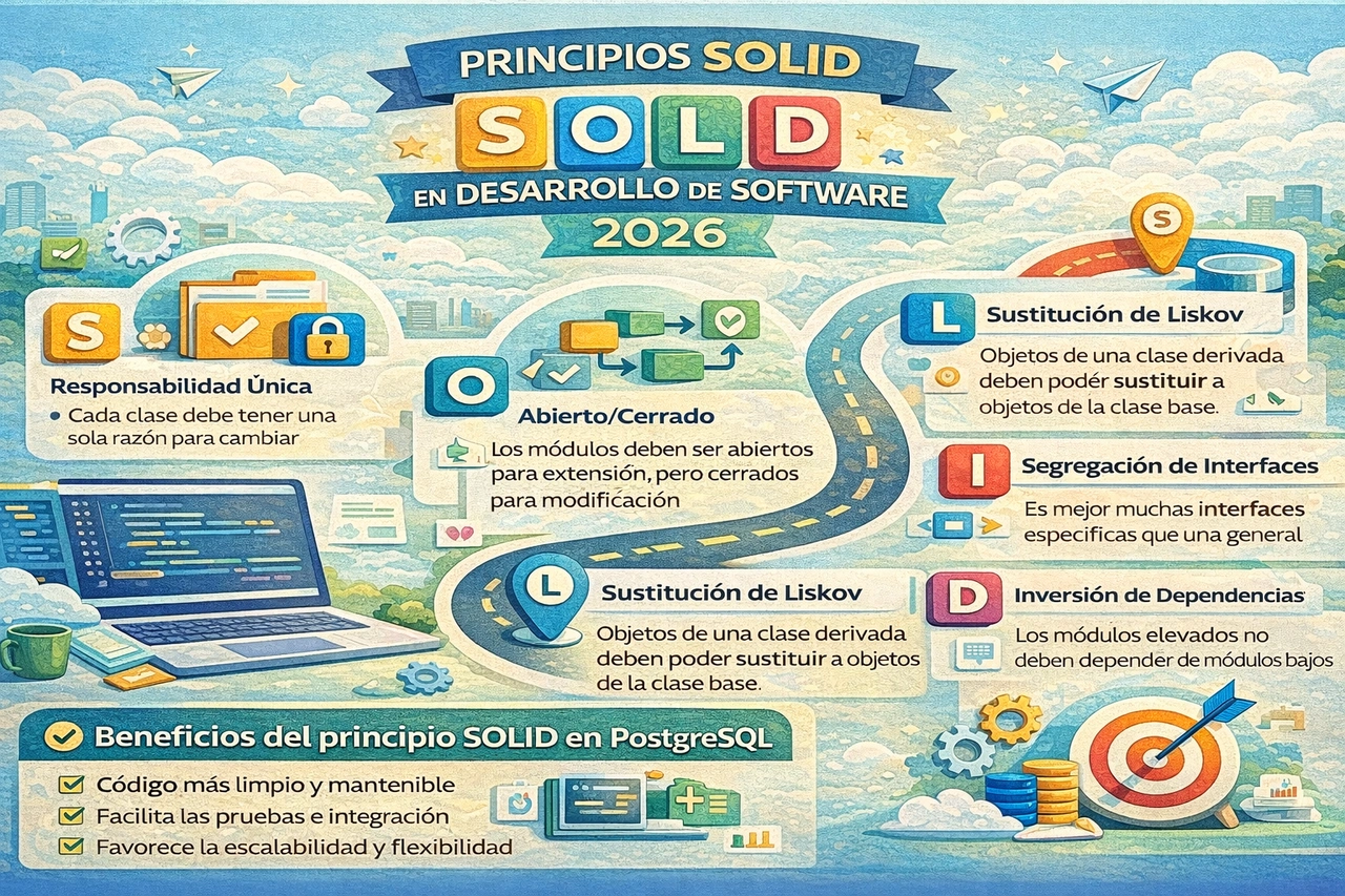 Principios SOLID en Desarrollo de Software Moderno 2026