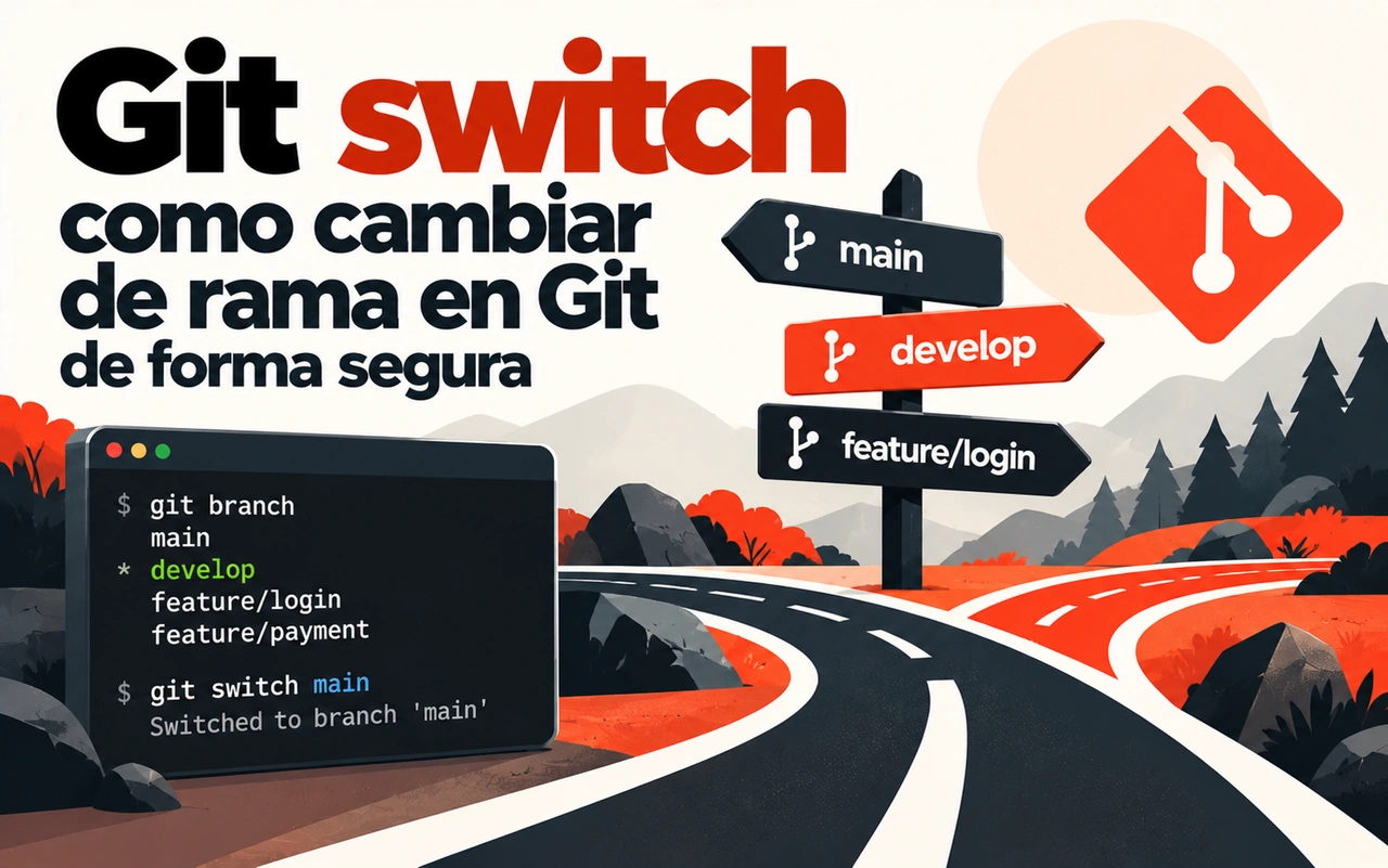Git switch como cambiar de rama en Git de forma segura