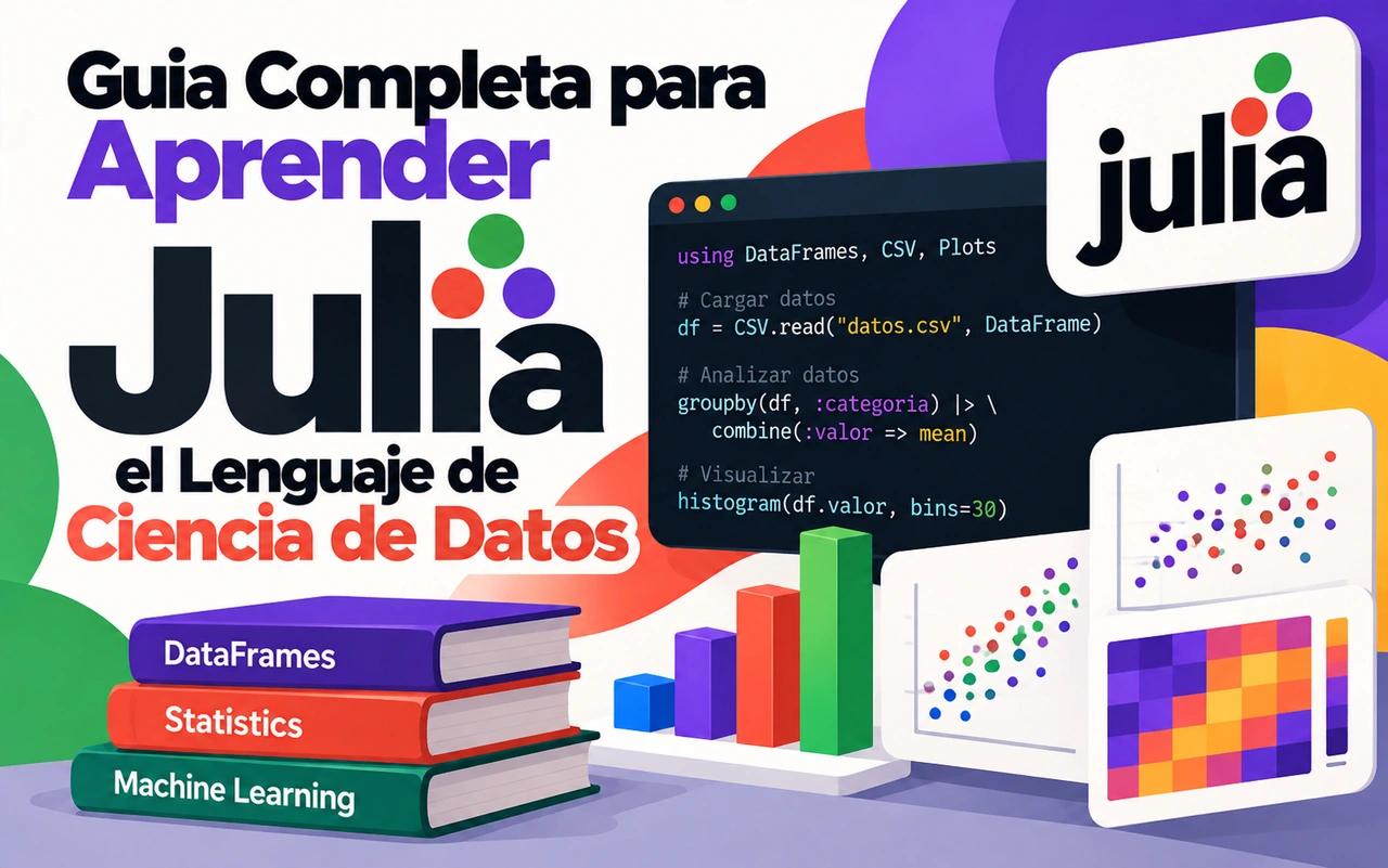 Guia Completa para Aprender Julia el Lenguaje de Ciencia de Datos