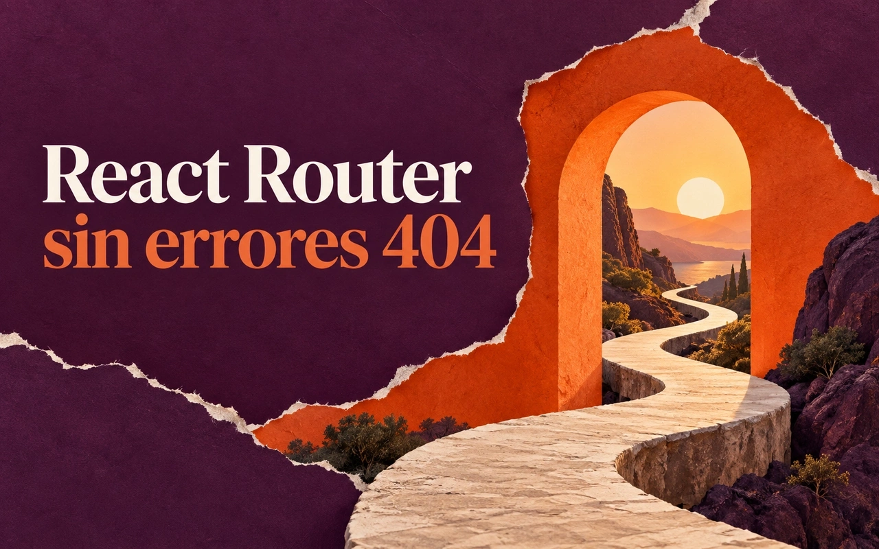 Cómo desplegar una app React con React Router en Netlify sin 404