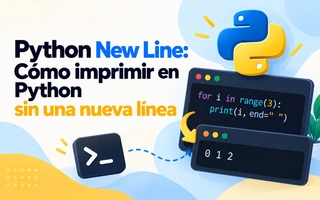 Python New Line: Cómo imprimir en Python sin una nueva línea
