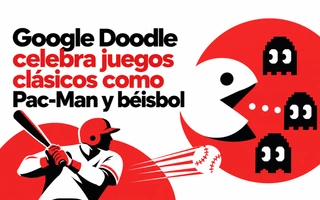 Google Doodle celebra juegos clásicos como Pac-Man y béisbol