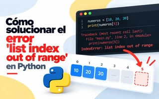 Cómo solucionar el error 'list index out of range' en Python