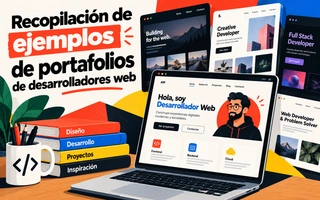 Recopilación de ejemplos de portafolios de desarrolladores web