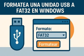 Formatea una unidad USB a FAT32 en Windows 10: Guía práctica