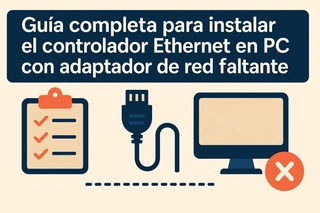 Guía completa para instalar el controlador Ethernet en PC con adaptador de red faltante