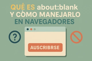 Qué es about:blank y cómo manejarlo en navegadores