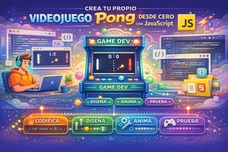 Crea tu propio videojuego Pong desde cero con JavaScript