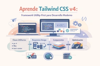Aprende Tailwind CSS v4: Framework Utility-First para Desarrollo Moderno