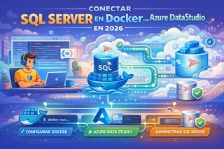 Conectar SQL Server en Docker con Azure Data Studio en 2026