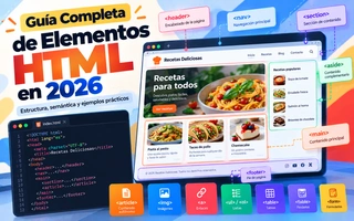 Guía Completa de Elementos HTML en 2026