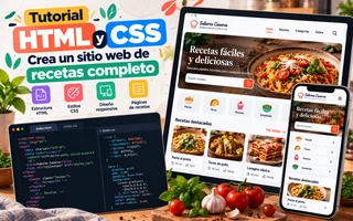 Tutorial HTML y CSS: Crea un sitio web de recetas completo