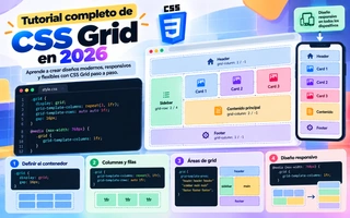 Tutorial completo de CSS Grid en 2026