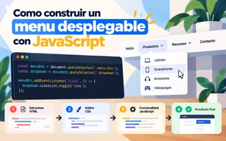 Como construir un menu desplegable con JavaScript