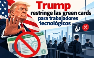 Trump restringe las green cards para trabajadores tecnológicos