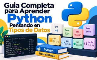 Guia Completa para Aprender Python Pensando en Tipos de Datos