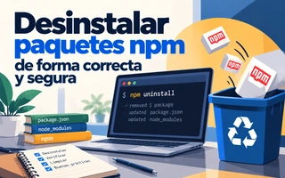 Desinstalar paquetes npm de forma correcta y segura
