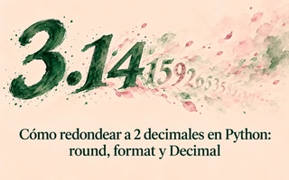 Cómo redondear a 2 decimales en Python: round, format y Decimal